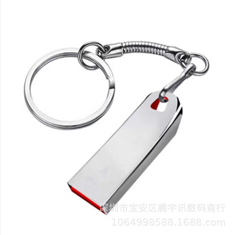 USB3.0 foreign trade cross-border USB flash disk 32g Mini USB flash disk expansion upgrade mini USB flash disk 16G 1TB 2TB car USB flash disk z71 Silver - Image 1