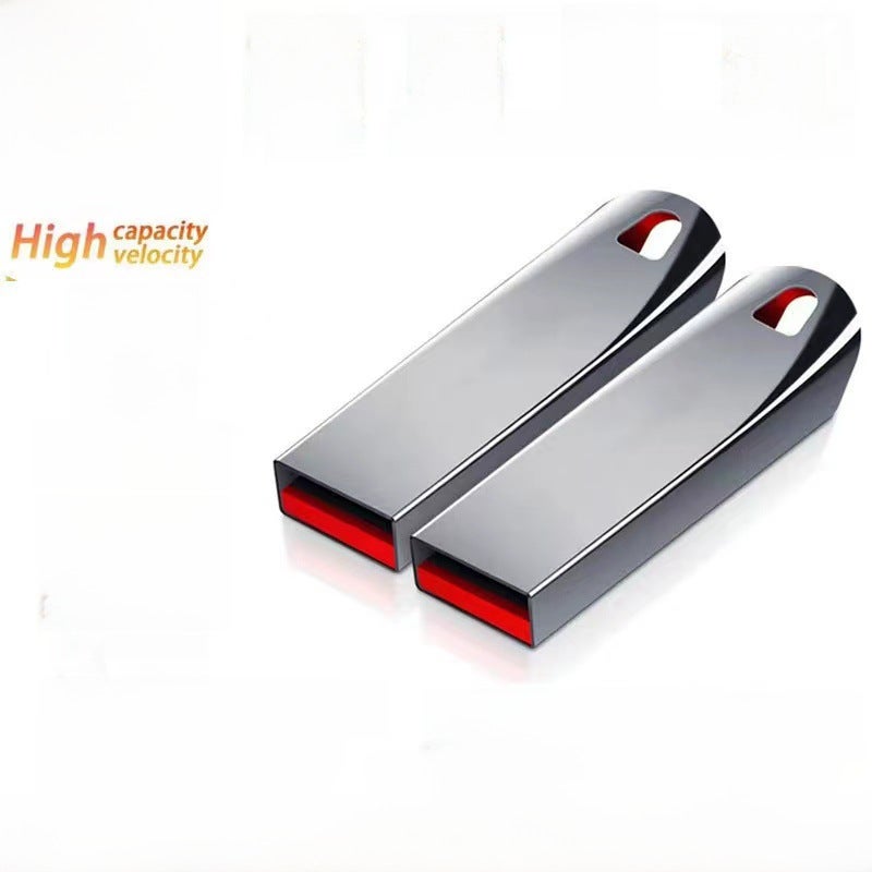 USB3.0 foreign trade cross-border USB flash disk 32g Mini USB flash disk expansion upgrade mini USB flash disk 16G 1TB 2TB car USB flash disk z71 Silver - Image 3