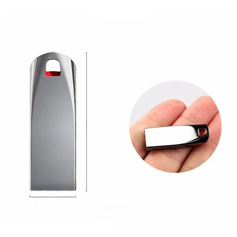 USB3.0 foreign trade cross-border USB flash disk 32g Mini USB flash disk expansion upgrade mini USB flash disk 16G 1TB 2TB car USB flash disk z71 Silver - Image 4