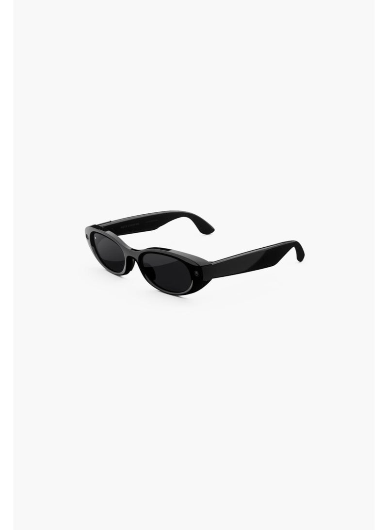ميتا 155 mAh Meta Starfire Kylie Edition-Smart AI glasses for Women, Men-Meta AI, 12MP Camera, Live Translate-Black Lenses - Classic Black - Frame size & fit: Standard & Adjustable bridge black - Image 3