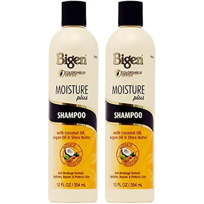 Bigen MOISTURE PLUS SHAMPOO 12 OZ - 2 PACK - Image 1