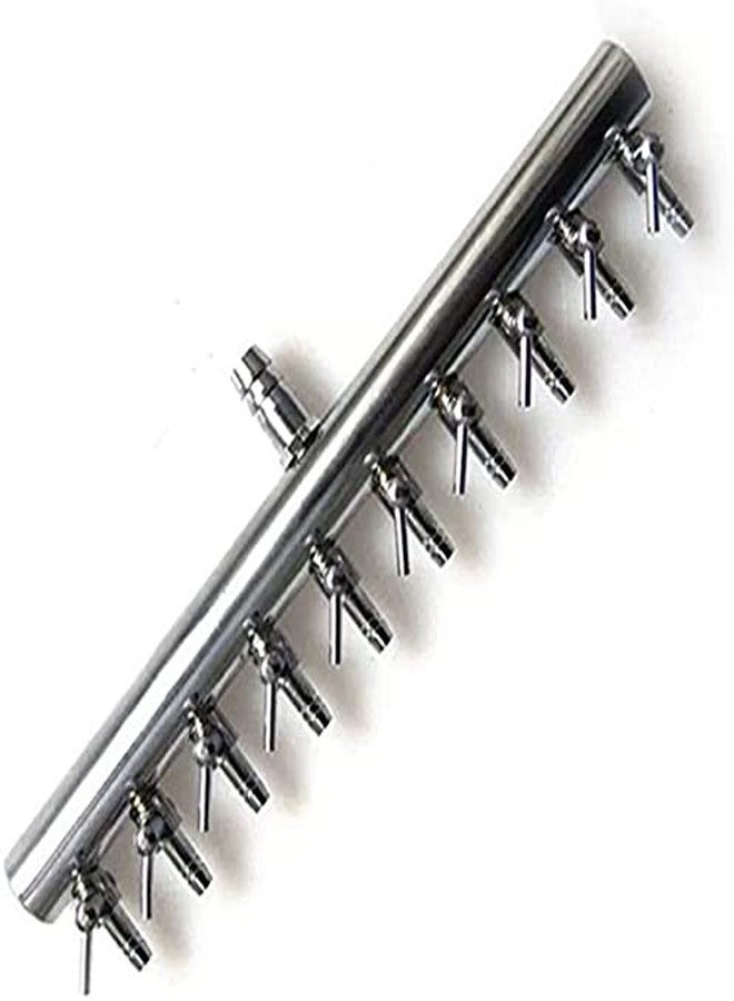 bnafes صمام هواء حوض السمك من BNAFES، ذو 10 منافذ، موزع هواء داخلي لحوض السمك، مضخة تدفق هواء، أنبوب، صمام تحكم بذراع - Image 4