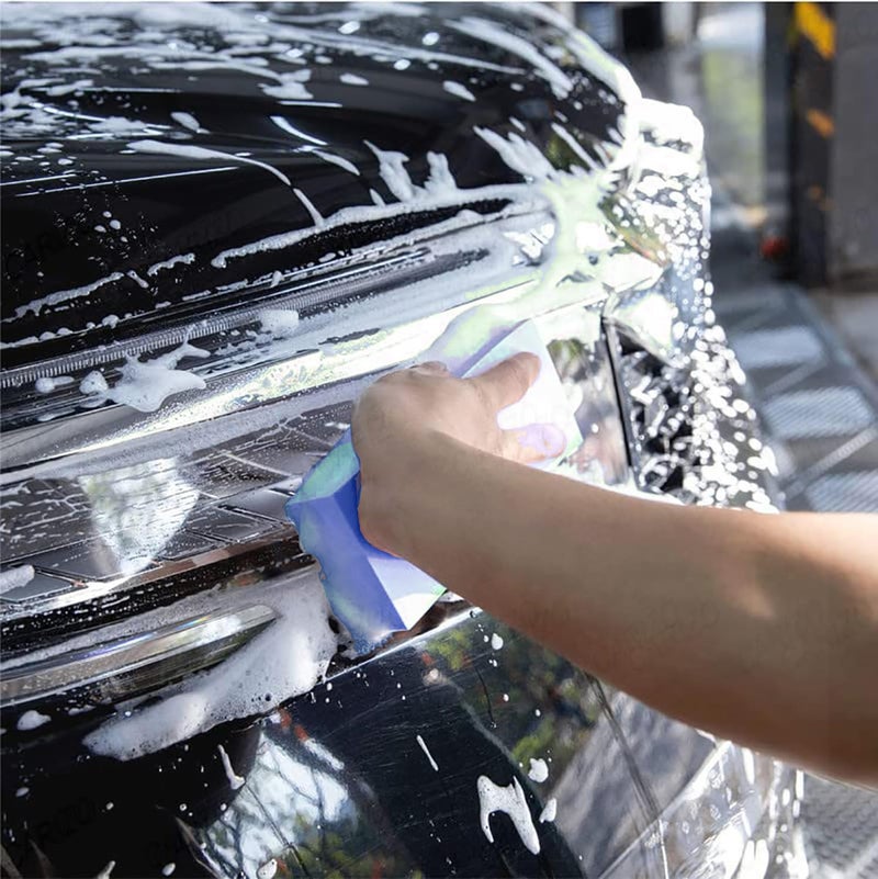 Kuber Industries Sponge Block Washing Block for Cars Sponge Block for Windows Household Cleaning Sponge Magic Cleaning Sponge Pack of 3 Multicolor - Image 2