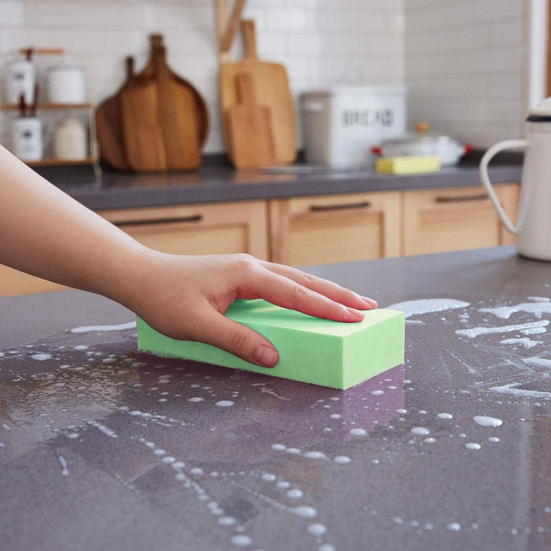 Kuber Industries Sponge Block Washing Block for Cars Sponge Block for Windows Household Cleaning Sponge Magic Cleaning Sponge Pack of 3 Multicolor - Image 5
