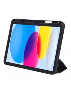Protect PROTECT iPad 10th Gen Protective Cover | With Screen Protector | Trifold Stand | Auto Sleep/Wake | Silicone | Pencil Slot | Black | Model: PIPAD10BLK  - Image 2