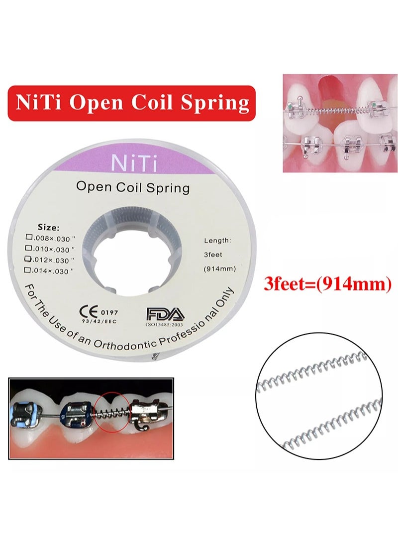 HaLunhi 914mm Dental Orthodontic Niti Open Coil Spring Spool (Size: 014 Inch)  - Image 3