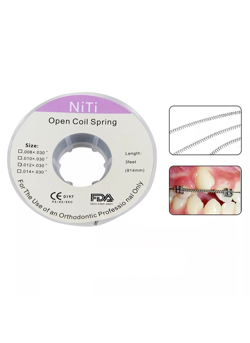 HaLunhi 914mm Dental Orthodontic Niti Open Coil Spring Spool (Size: 014 Inch)  - Image 5