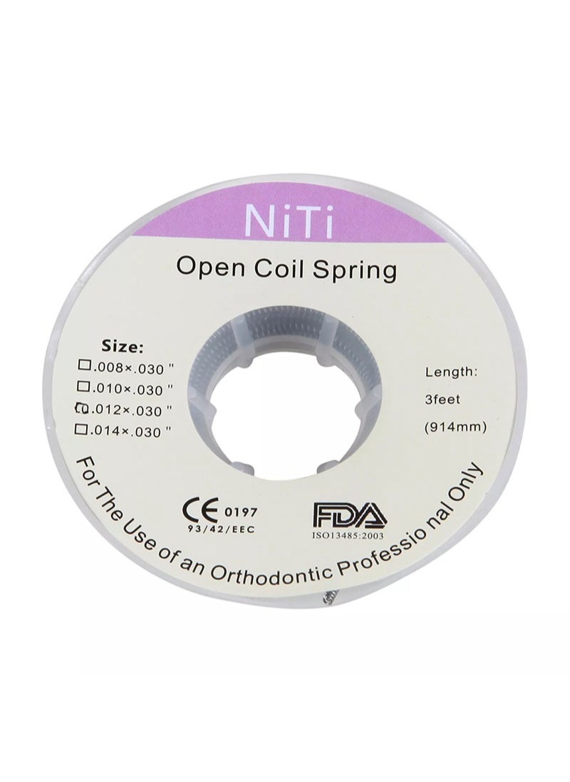 HaLunhi 914mm Dental Orthodontic Niti Open Coil Spring Spool (Size: 014 Inch)  - Image 4