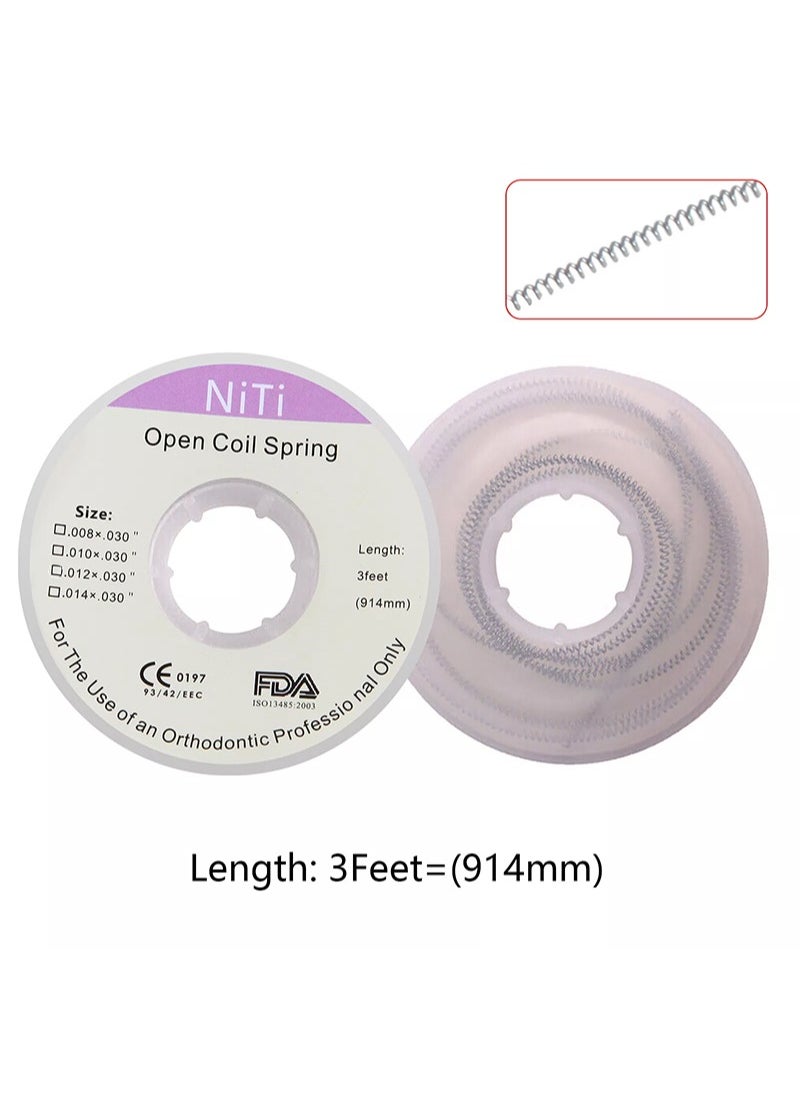 HaLunhi 914mm Dental Orthodontic Niti Open Coil Spring Spool (Size: 014 Inch)  - Image 2