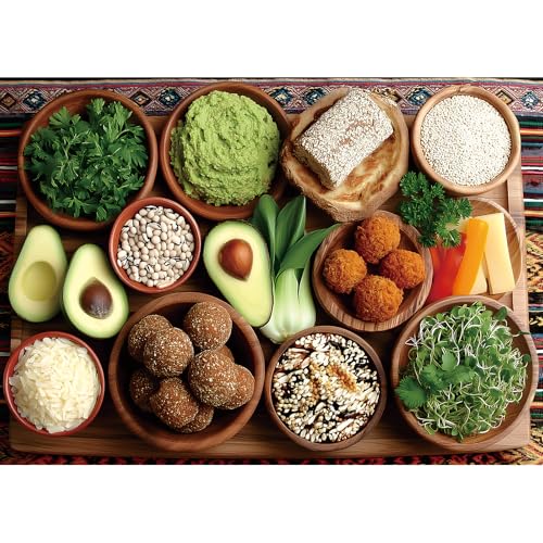 MINIWAN Colorful Healthy Food 1000 Piece Puzzle for Adults Fun Puzzles for Adults 1000 Pieces with HD Print Poster 275 197 in Dust Free for Gifts Halloween Christmas Family Games Lovers - Image 1