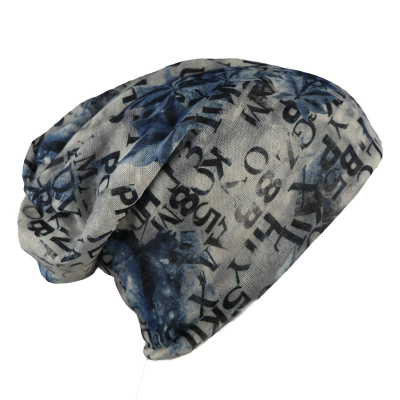 iSWEVEN Men's Women's Unisex Cotton Blended Slouchy Summer Skull Beanie Cap - Multicolor (7049A, Free Size) - Image 5