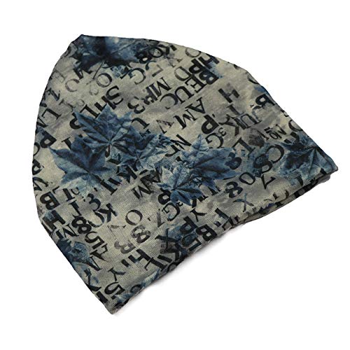 iSWEVEN Men's Women's Unisex Cotton Blended Slouchy Summer Skull Beanie Cap - Multicolor (7049A, Free Size) - Image 4