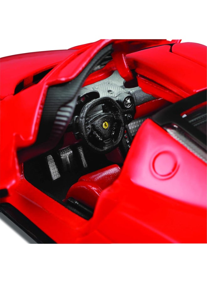 Maisto 1:24 Assembly Line Ferrari Enzo Red Officially Licensed Scaled Replicas of Collectible Diecast Metal Models with Exquisite Interior and Exterior Detailing for All Age. - Image 3