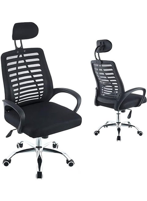 Ergonomic Office Chair,Mesh Desk Chair Swivel Computer Chair with Lumbar Support Adjustable Task Chair for Home Office Study(1 PCS)