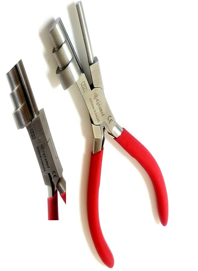 CYNAMED German Heavy Duty Bail Making Pliers -BIG WRAPPER LOOPING, WIRE WORKING,13MM, 16MM, 20MM LOOP, WIRE WRAPPING JEWELRY-WITH NON-SLIP COMFORT GRIP HANDLE - Image 1