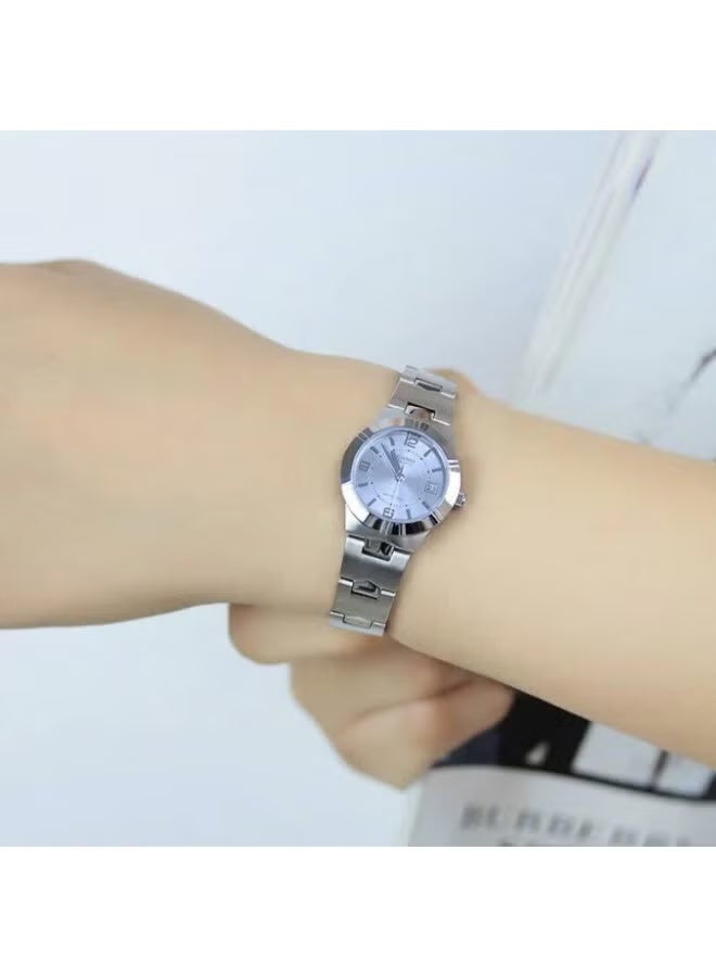 Casio Women's Blue Dial Stainless Steel Band Watch - Ltp-1241d-2adf - Image 2