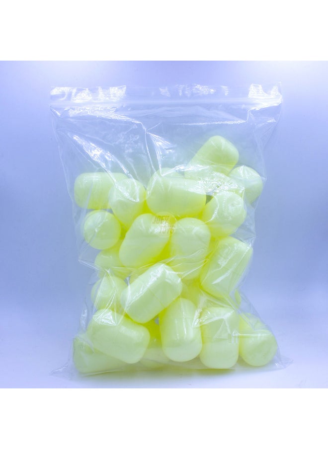 null - Suit 32x 47mm Conjoined Capsule Twist Shell Mini Pill Storage Box ToyVeningCapsules-Color:Fully Transparent-Specifications:30 Pieces/bag (buttoned, Empty Shell) - Image 1