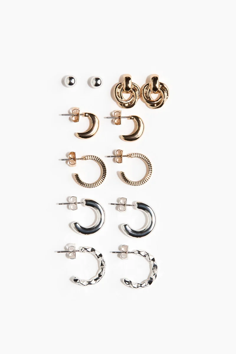 H&M 6 pairs earrings