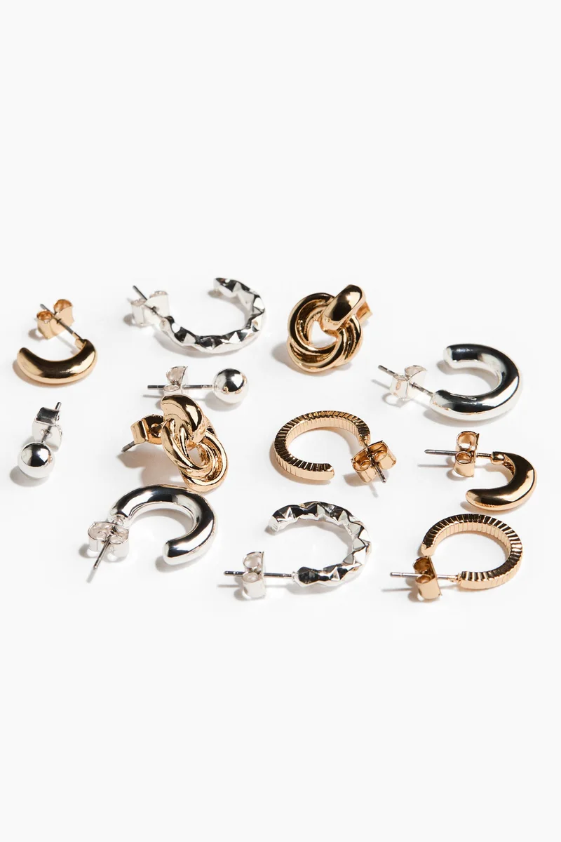 H&M 6 pairs earrings