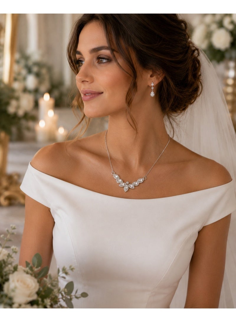 RAFAL Elegant Silver Pendant Necklace for Women – Luxury Silver-Plated Soft Dainty Chain, Premium Sophisticated Minimalist Jewelry for Special Occasions, Birthdays & Luxury Gifting - Image 4