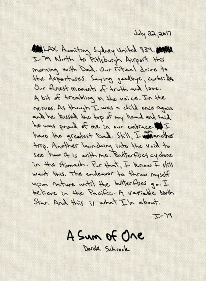 A Sum of One : Being In-Focus From An Arrangement Of Places Traveled