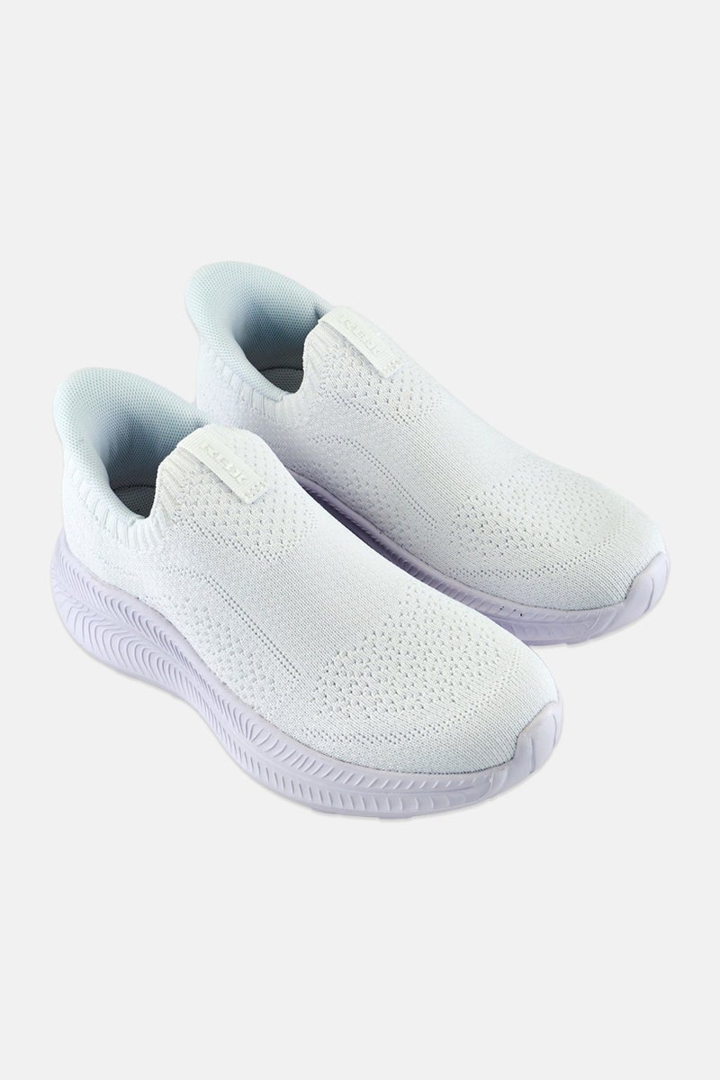 RBX Kids Girl Slip On Shoes, White - Image 4