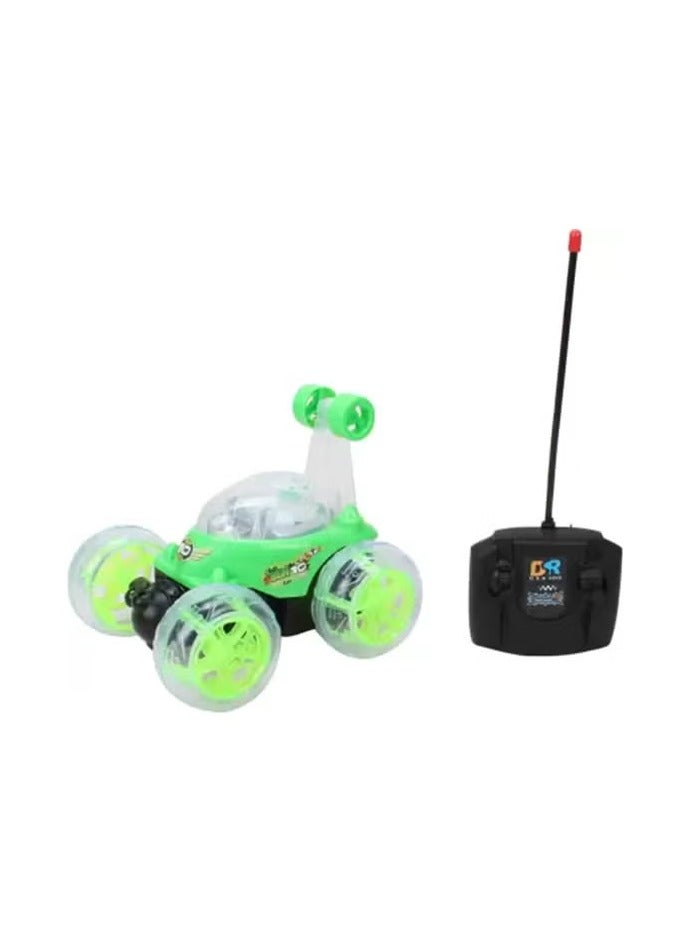 بن تن سيارة بن تن بهلوانية بالتحكم عن بعد – دوران 360°، موسيقى وأضواء LED، بطارية قابلة للشحن، لعبة عربية شقية للأطفال بعجلات مطاطية لجميع الأسطح - Image 4