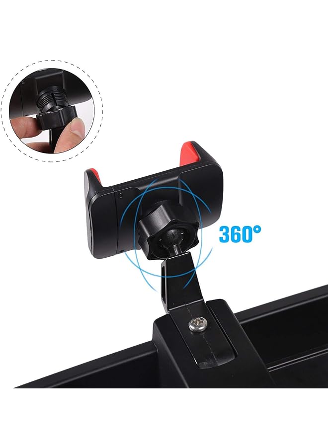 KASTWAVE Phone Holder Storage Tray Compatible With Jl Wrangler For 2020-2022 Compatible With Jeep Gladiator Jt Interior Accessories - Image 4