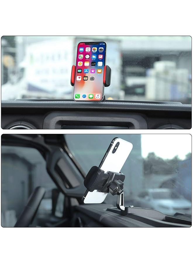 KASTWAVE Phone Holder Storage Tray Compatible With Jl Wrangler For 2020-2022 Compatible With Jeep Gladiator Jt Interior Accessories - Image 5