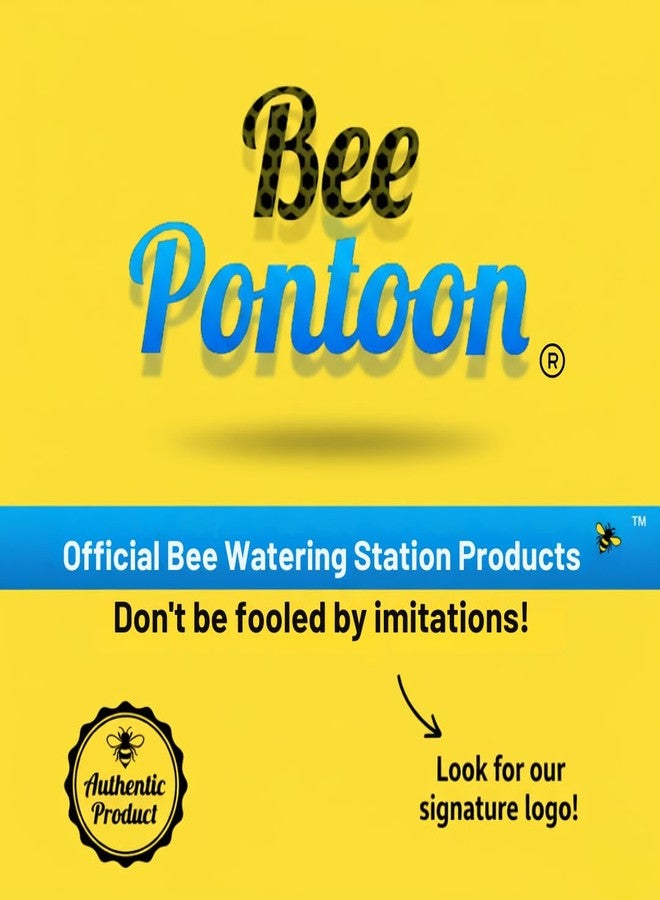 Bee Pontoon, Bee Watering Station, Bee Feeder, Bee Waterer, Pollinator Watering Station, Butterfly Feeder, Honey Bee Watering Station, Garden Decor - Yellow - Image 2