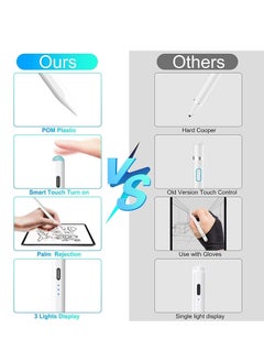 Generic Stylus Pen for Apple iPad ipad with Palm Rejection and Tilt Technology Compatible with Pro 11 12.9 inch Air 3rd 4th 5th Generation Y6 7 8 9 Mini 5 6th Blue  - Image 3