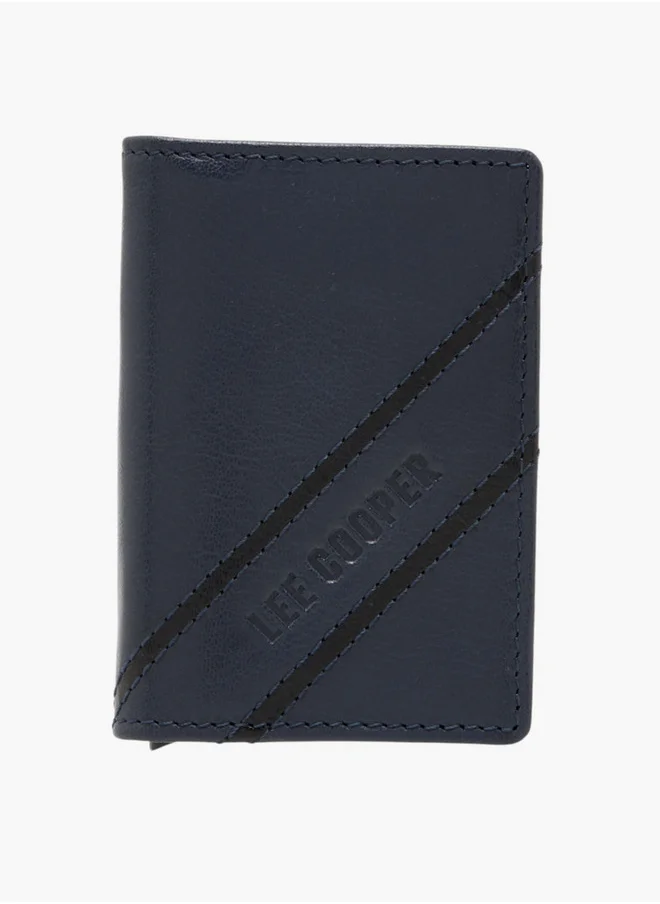 Lee Cooper Men's Solid Bi-Fold Cardholder