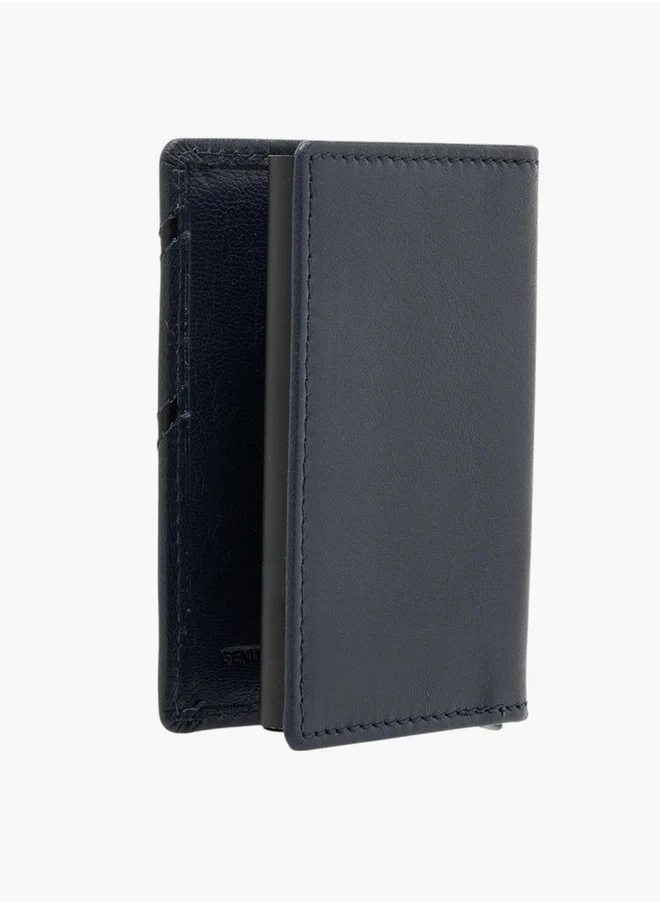 Lee Cooper Men's Solid Bi-Fold Cardholder