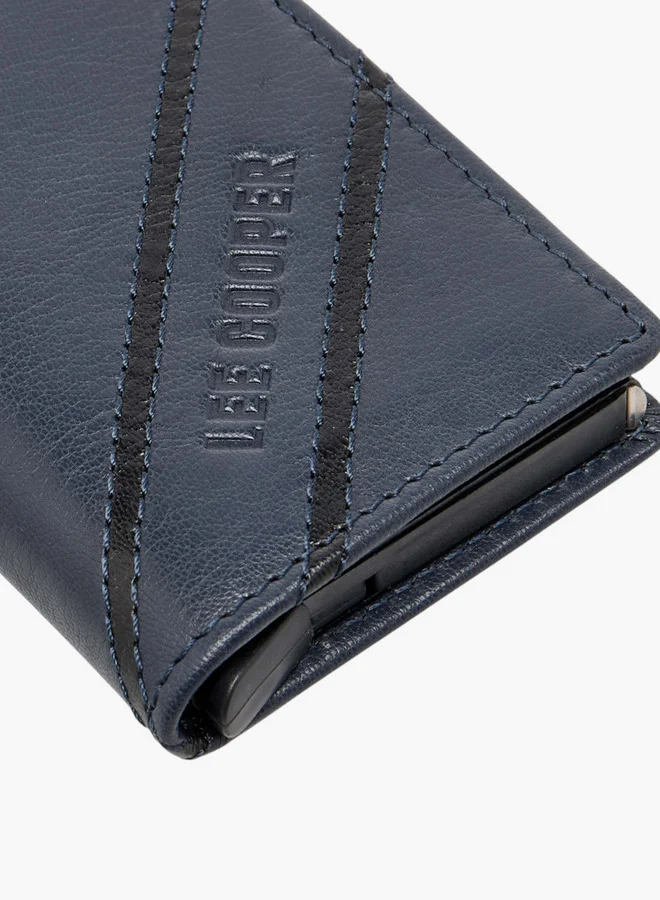 Lee Cooper Men's Solid Bi-Fold Cardholder