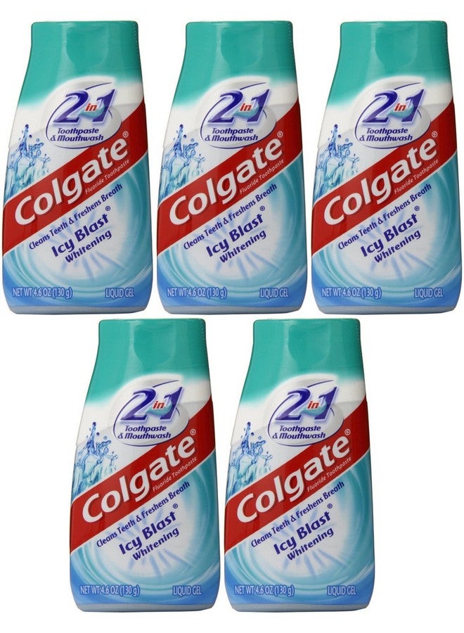 Colgate 2 in 1 Whitening Toothpaste Icy Blast Pack of 5 - Image 1
