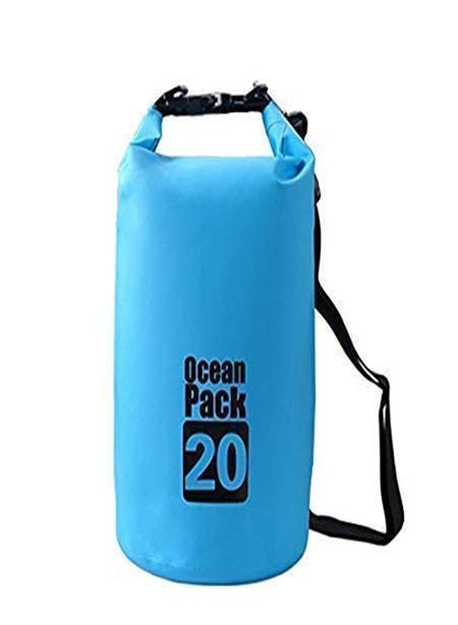 ATHA Outdoor Ocean Pack Waterproof Dry Bag | PVC Sack Storage Traveling Backpacks Bag for Kayaking, Canoeing River,Trekking Boating, Snowboarding (Multicolor) (20 Liter) - Image 1