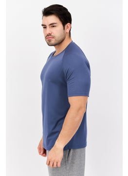 Legend Men Sportswear Fit Short Sleeves Training T-shirt, Slate Blue  - Image 2