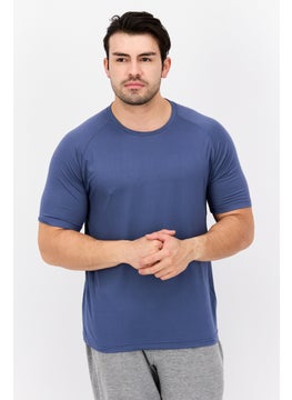 Legend Men Sportswear Fit Short Sleeves Training T-shirt, Slate Blue  - Image 1