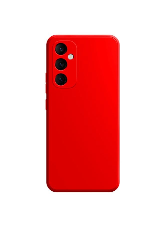 Zaboon For Samsung Galaxy A55 Imitation Liquid Silicone Phone Case(Red) 