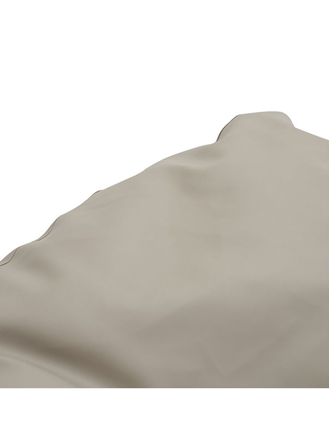 DANUBE HOME كرسي بين باج أكسفورد XXL مريح بمقعد واحد وأريكة كسولة للكبار والأطفال وكرسي لعب بتصميم عصري وإكسسوارات أثاث غرفة المعيشة الطول 140 × العرض 140 × الارتفاع 105 سم، بيج - Image 4