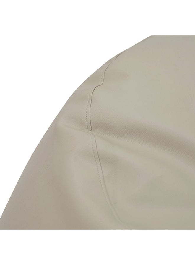 DANUBE HOME كرسي بين باج أكسفورد XXL مريح بمقعد واحد وأريكة كسولة للكبار والأطفال وكرسي لعب بتصميم عصري وإكسسوارات أثاث غرفة المعيشة الطول 140 × العرض 140 × الارتفاع 105 سم، بيج - Image 5