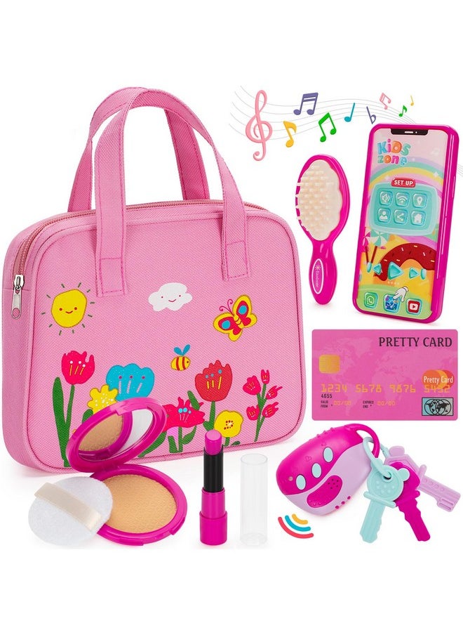 Officygnet Play Purse Toy For Girls 1 2 3 Years Old Toddler Purse Girl Toys With Pretend Makeup Kit Princess Pretend Play Toys For Little Girls Birthday For Toddler Girls Age 23  - Image 2