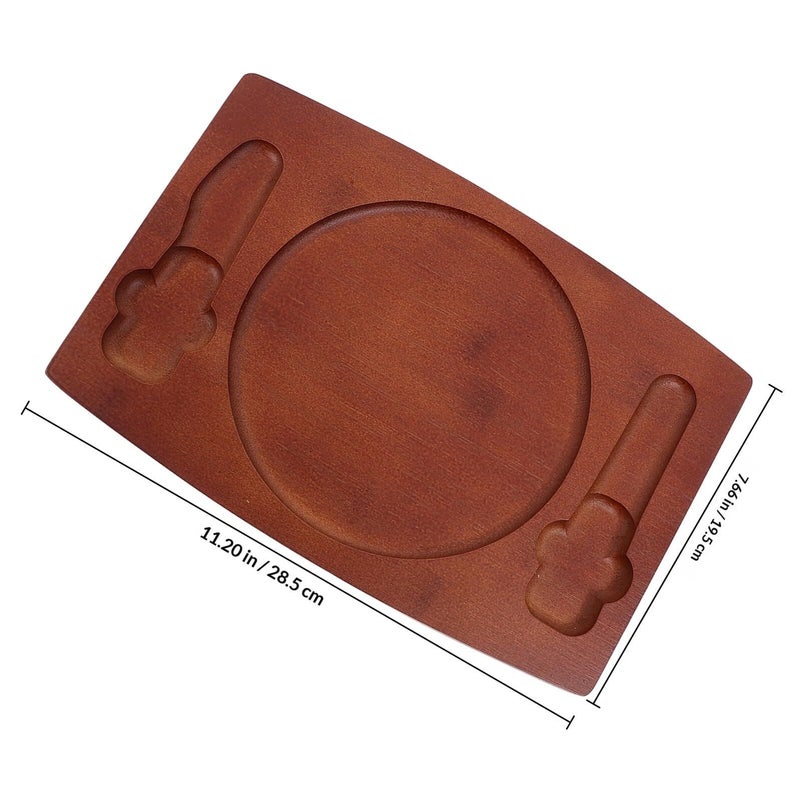 Airtight Butter Storage Box With Deep Brown Tray and Double Knives - Image 3
