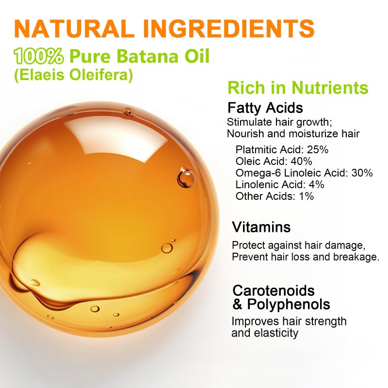 MISICH Raw Batana Oil, 100% Natural Organic Hair Growth Oil for Men & Women, Sourced from Honduras, Pure, Unrefined, Enhances Thickness, Prevent Hair Loss 4 Oz - Image 5