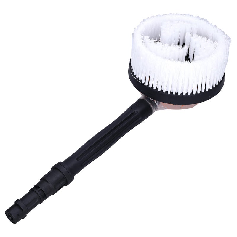 Wessper Rotary Car Wash Brush For Kärcher Pressure Washers K2 K3 K4 K5 K6 K7 | Transparent Car Wash Brush With Nylon Lance And Tight Bristles | Karcher Spare Parts WB120/WB130 - Image 2