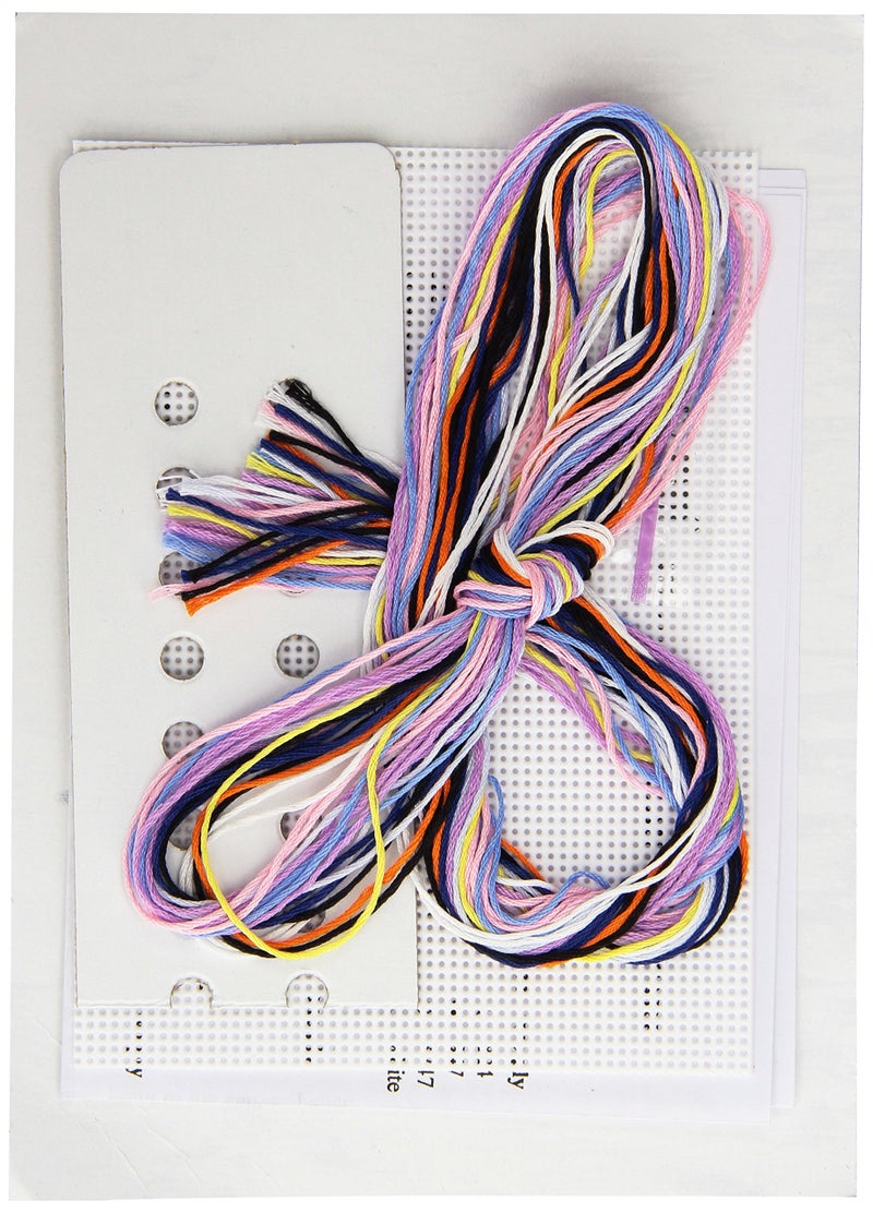 Janlynn/Holiday Wizzers Counted Cross Stitch Kit 3"X2.25" - Snowman with Scarf (14 Count) - Image 2