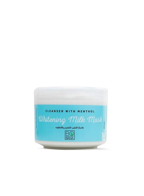 Milk mask for whitening and cleansing with menthol 250 grams – Bobana