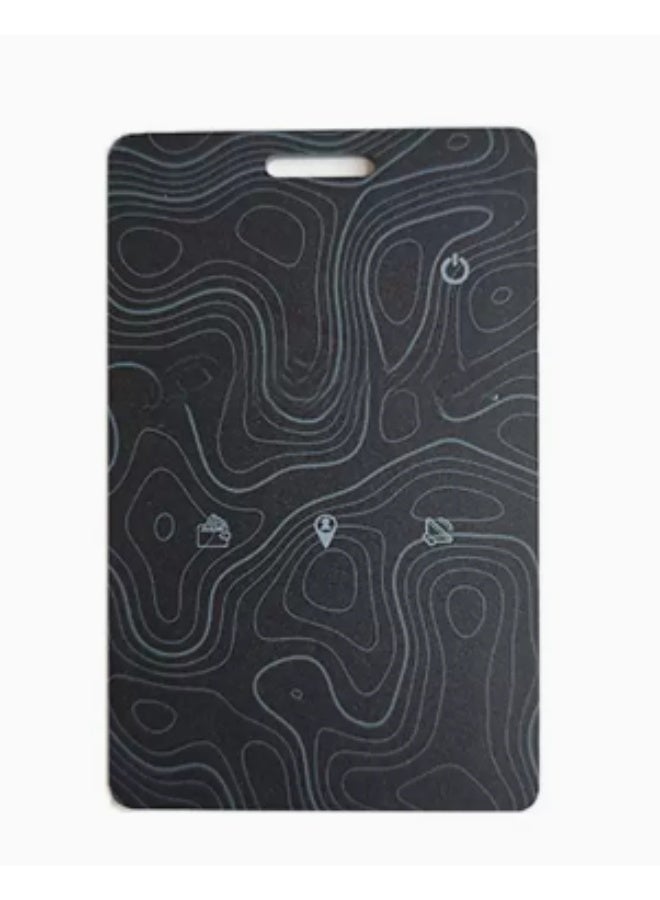 Ultra-Thin Smart Tag Wallet Tracker Card 0.07in IP68 Waterproof Bluetooth Tracker for Wallets, Passport, Work with Apple Find My, Wireless Charging, Card Locator iOS Only