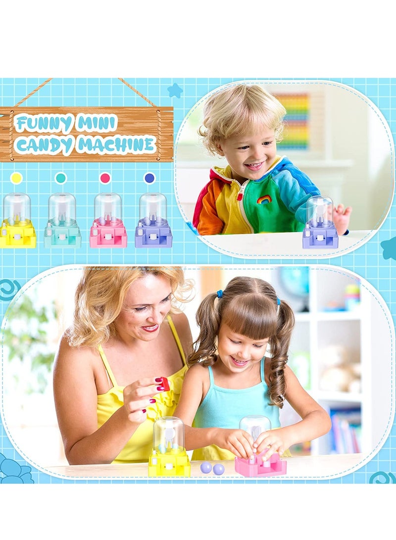 SOLARAE Claw Machine Pill Dispenser Candy Mini Vending Machine Claw Machine Toy Candy Dispenser Toy for Party Favor Machine Novelty Toys for Girl Boy Gift 4 Pcs - Image 3