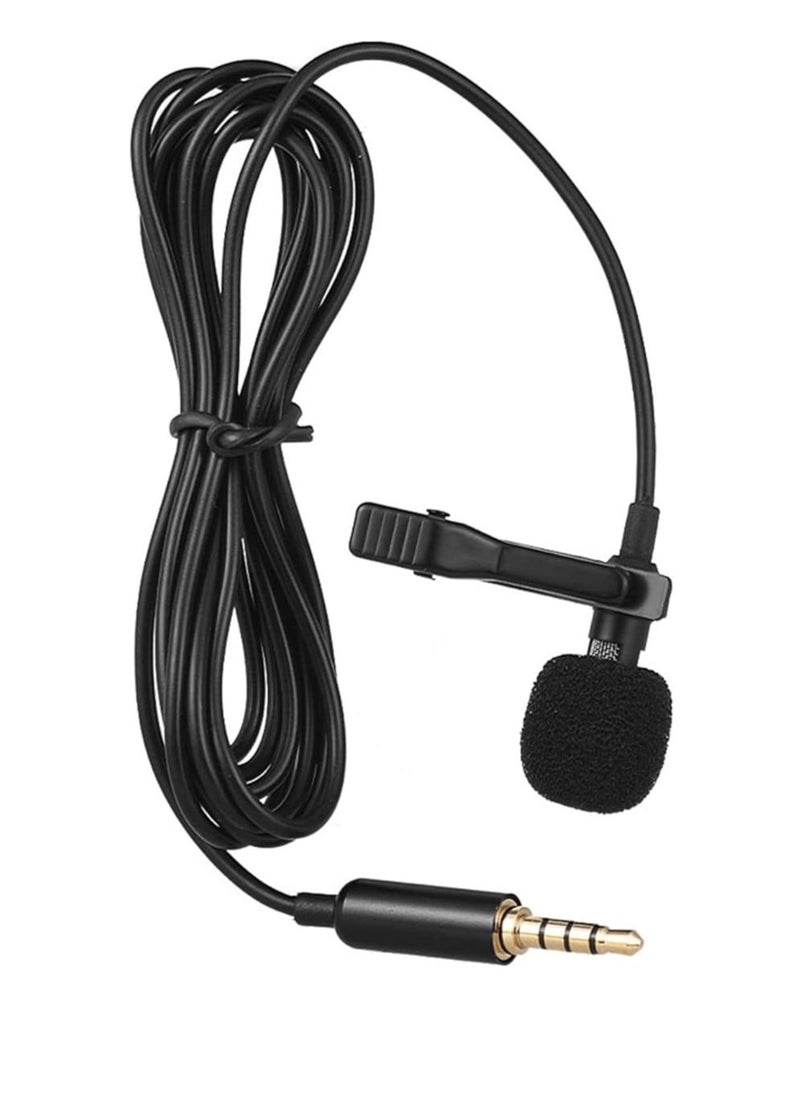 Generic Mini Microphone with Lightning Cable Noise Canceling Suspension Black  - Image 2